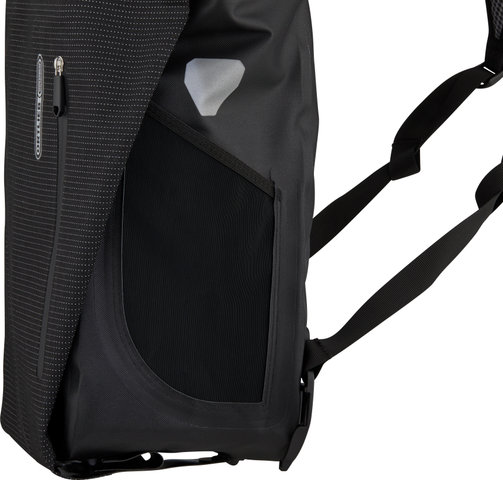 ORTLIEB Vario High-Vis QL2.1 Rucksack-Fahrradtasche Hybrid - black reflective/26000 ml