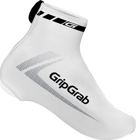 GripGrab RaceAero Lightweight Lycra Shoe Covers - white/37 - 46