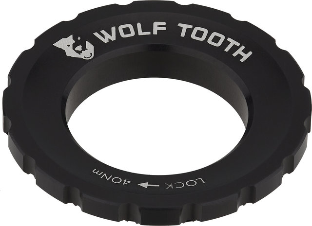 Wolf Tooth Components Anillo de bloqueo Center Lock - black