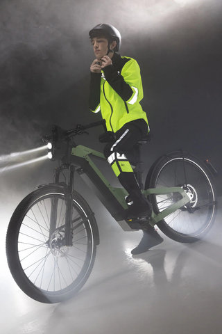 Wowow Pantalon de Pluie Fuji - black-yellow | S