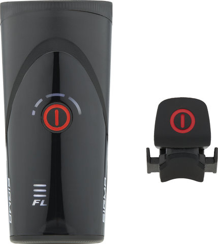 Sigma Aura 100 Front Light + Blaze Link Rear Light LED Set - StVZO approved - black