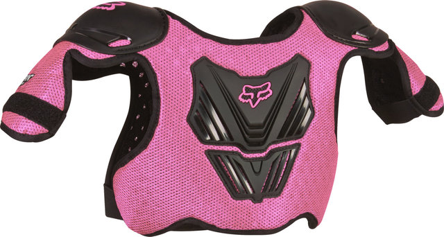 Fox Head Kids Peewee Titan Roost Deflector Protektorenshirt - black-pink | S/M