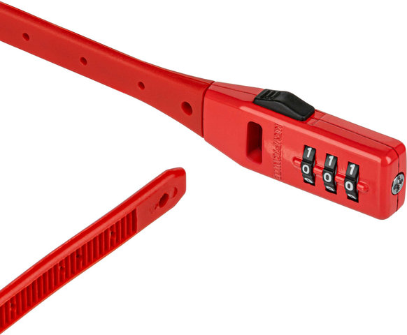 Kryptonite Candado de cable con combinación de cierre rápido - rojo | 45 cm