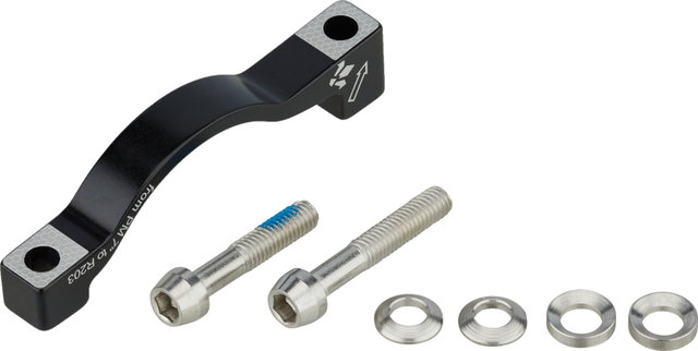 Formula Scheibenbremsadapter für 203 mm Scheibe - schwarz/PM 7" auf PM