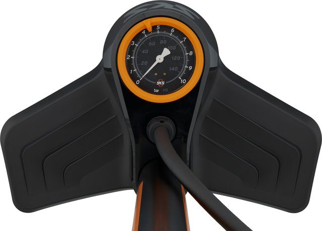 SKS Bomba de pie Airkompressor Compact 10.0 - negro-naranja