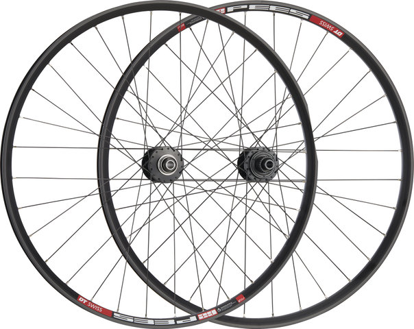 bc basic Urban Deore Center Lock Disc DT Swiss 533D 28" Wheelset - black | 28" Set (Front 15x100 Dynamo + Rear 12x142) Shimano Micro Spline