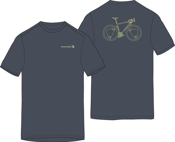 Endura T-Shirt Pedal Power Graphic Tee - carbon grey | M