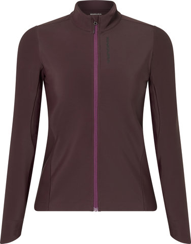Endura Loop Ride Long Sleeve Jersey Women - black cherry | S