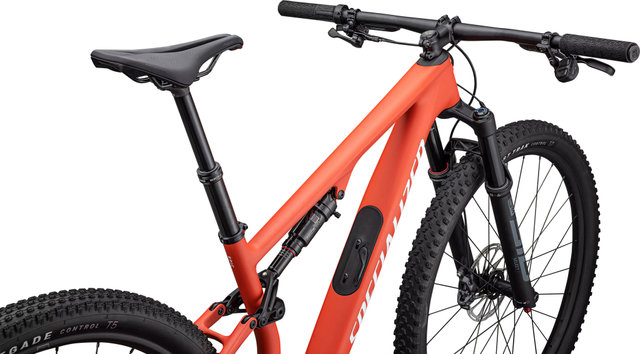 Specialized Epic 8 Comp 29" Carbon Mountainbike - satin deep orange-white/120 mm/44 mm/M/29"/170,0 mm