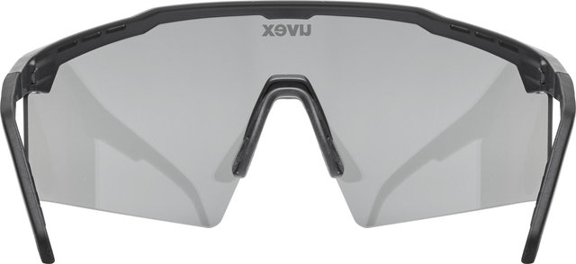 uvex flowline Brille - black matt | mirror silver