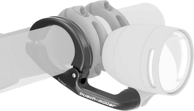 busch+müller Handlebar mount for Lumotec Briq-XL E - schwarz
