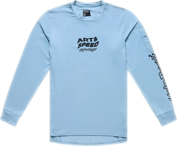 Troy Lee Designs Ruckus Ride Waves L/S Jersey - dawn blue | M
