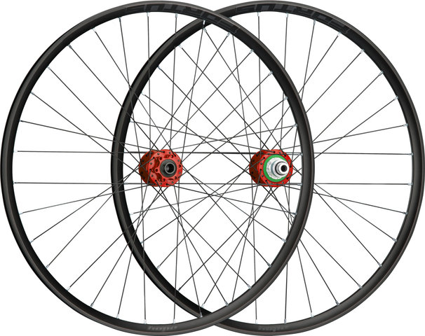 Hope Pro 4 + Fortus 26 Disc 6-Loch 29" Boost Laufradsatz - red black | SRAM XD | Boost | 148 mm | 110 mm | Boost | 29" | 110 mm | SRAM XD | 110 mm | 148 mm