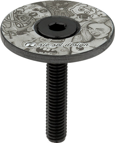 rie:sel stem:cap Top Cap 1 1/8" - 2020 Model - ultra black