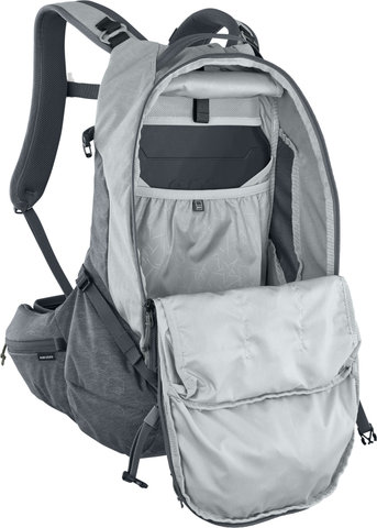 EVOC Mochila con Protector Trail Pro 26 - stone-carbon grey/26 