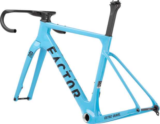 Factor OSTRO Gravel V.A.M. UDH Disc Carbon Shimano Heritage Blue Frame Kit - heritage blue | M | 28" | 0 mm | 1,5" | 50 mm