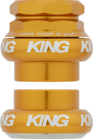 Chris King GripNut Bold EC30/25,4 - EC30/26 Gewindesteuersatz - gold/1"/EC30/25,4 - EC30/26