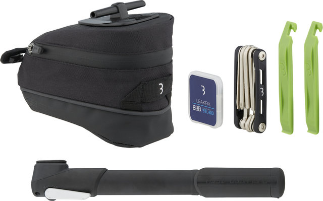 BBB Sacoche de Selle + Set d'Outils CombiSet StorePack BSB-57 - noir/990 