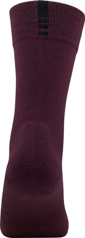 GripGrab Calcetines de invierno Winter Merino High Cut - dark red/41 - 44