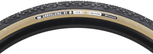 Panaracer Pneu Souple GravelKing X1 R TLR 28" Mod. 2024 - black-amber/28 /40 /40-622