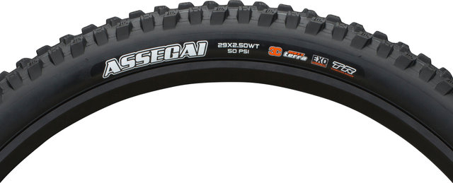 Maxxis Assegai 3C MaxxTerra EXO WT TR 29" Folding Tyre Set - black/29 /63 mm/63-622/2.5 