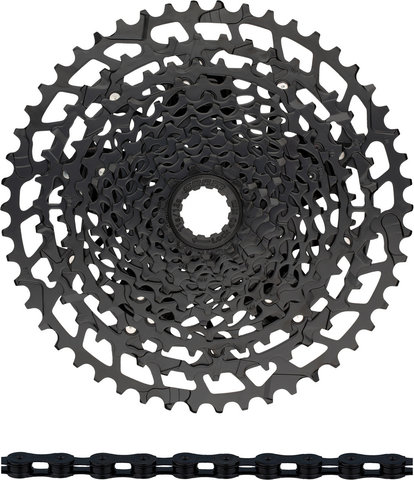 SRAM Kit d'Usure Cassette NX Eagle PG-1230 + Chaîne Eagle 12vit. - black - XX1 black/126/11-50