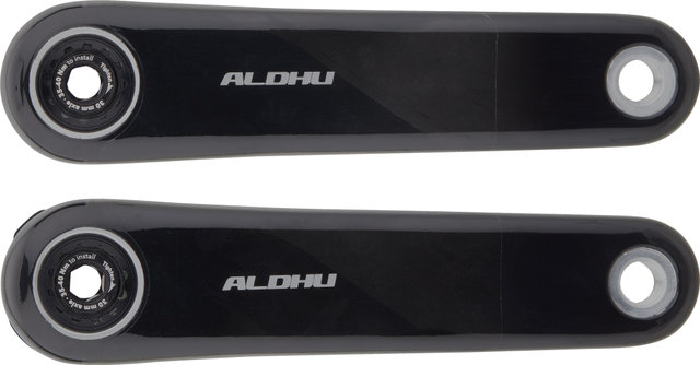 Rotor Manivelle de capteur de puissance INspider ALDHU Carbone Oval Q-Rings - noir/170,0 mm