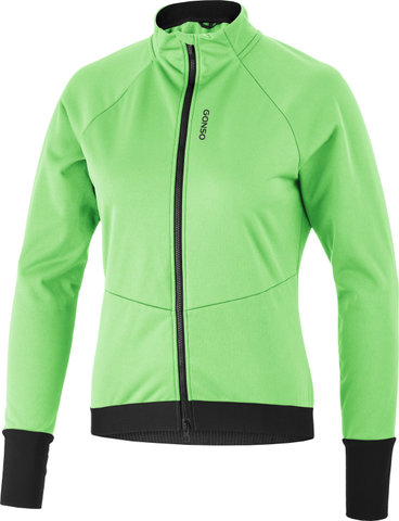 GONSO Chaqueta de carretera Softshell chaqueta térmica para damas - neon mint | XS