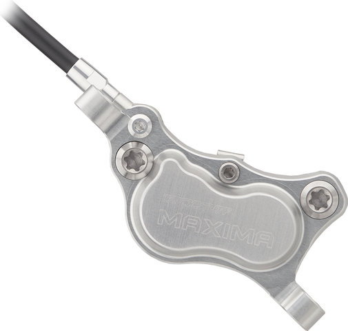 Trickstuff Maxima front+rear set disc brake with Beta high-pressure hose - silver-orange/Set/left/right (side-specific)