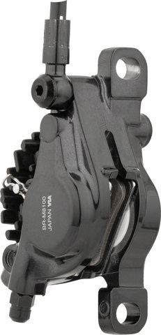 Shimano Frein à Disque XT BR-M8100 avec Plaquettes en Métal J-Kit - noir/Roue arrière/gauche/droite (spécifique)