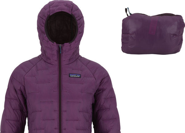 Patagonia Micro Puff Hoody Damen Jacke - night plum/S