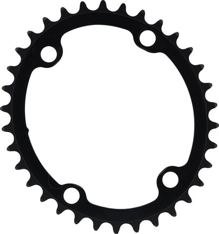 Rotor Road Chainring, 4-arm, Q-ring, 110 mm BCD 11-/12-speed - black/34 