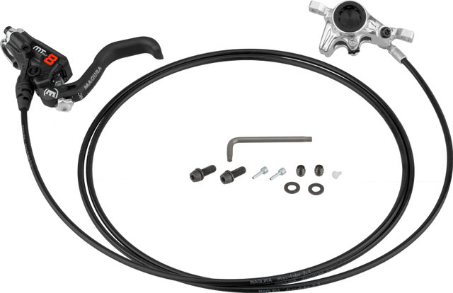 Magura MT8 Pro Carbotecture Disc Brake - black-chrome/Set/Flip-Flop (non-side-specific)