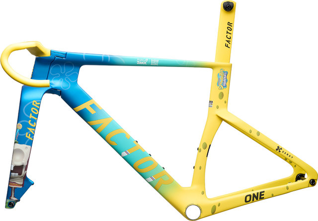 Factor ONE Spongebob Carbon SRAM 28" Frame kit - spongebob | 28" | S | 38 cm, 120 mm, 0 mm Rise