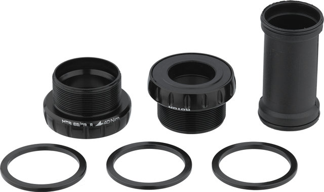 Rotor Eje de pedalier de acero BB1 BSA MTB - negro | BSA