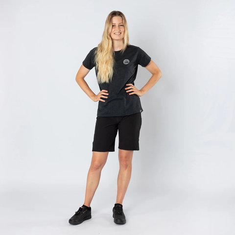 iXS Maillot para damas Flow 1.2 S/S Tech Tee - black | M