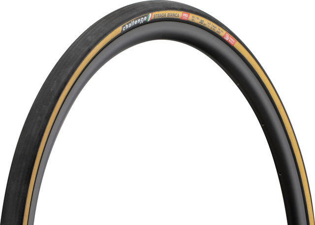 Challenge Strada Bianca Pro 28" Folding Tyre - Workshop Packaging - black-tan/28 /36-622
