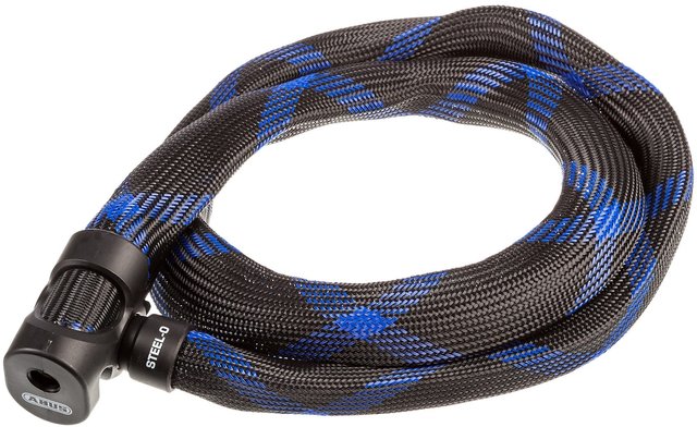 Candado de cable blindado Ivera Steel-O-Flex 7200 c. soporte Ivera RBU - black/110 cm
