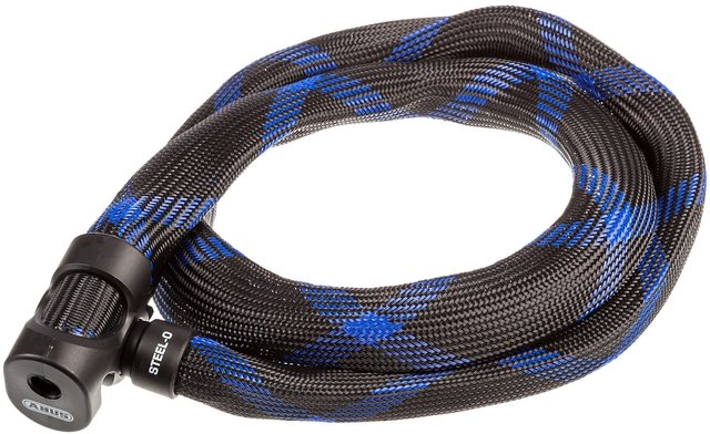 ABUS Candado de cable blindado Ivera Steel-O-Flex 7200 c. soporte Ivera RBU - black/110 cm