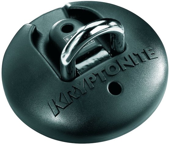 Kryptonite Gancho de suelo/pared Stronghold - negro/universal