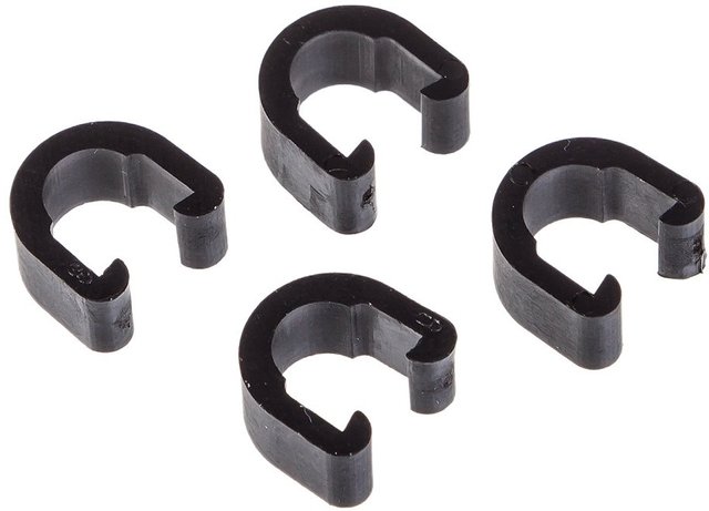 Jagwire C-Clip pour Guide de Conduite de Frein - black/universal