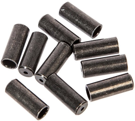 Jagwire Messing-Endkappen für Schaltzugaußenhülle gedichtet - black/4 mm