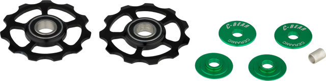 C-BEAR Aluminium Shimano/SRAM 10-/11-speed Derailleur Pulleys - black/11 teeth