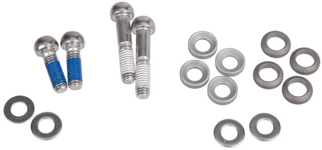 Set de tornillos de fijación estándar de 17/29 mm para Ppnza de frenos - universal/universal Set de tornillos de fijación estándar de 17/29 mm para Ppnza de frenos - universal/universal