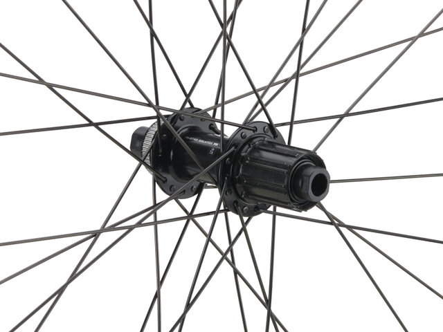 bc basic Urban Deore Center Lock Disc DT Swiss 533D 28" Wheelset - black | 28" set (front 15x100 + rear 12x142) Shimano