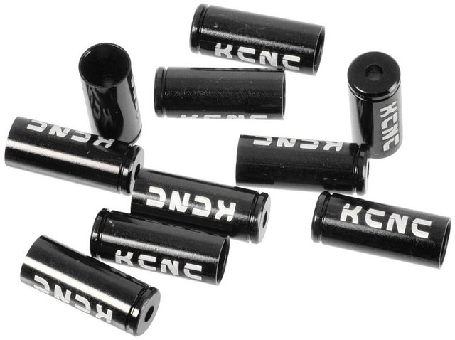 KCNC Ferrules Endkappen ungedichtet - schwarz/4 mm