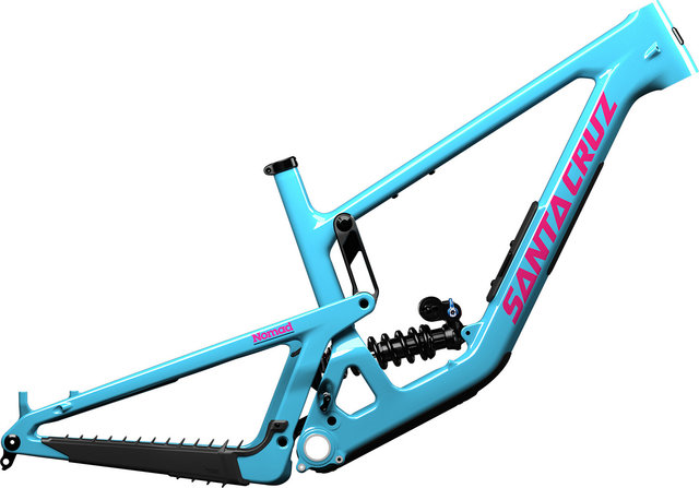Santa Cruz Kit de cadre en carbone Nomad 7 CC MX - gloss aqua magenta | L | 27,5" (650B) | 44 mm
