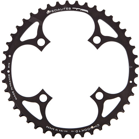 TA Chinook11 Chainring, 4-arm, Outer, 104 mm BCD, 18 mm Mount - black/44 tooth