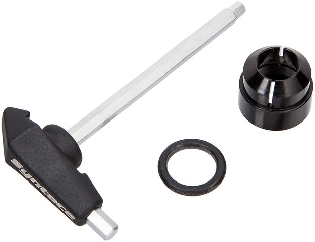 Syntace X-Fix Thru-Axle Quick Release Lever - black-silver/4 mm + 5 mm