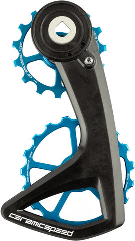 CeramicSpeed OSPW RS 5-Spoke for SRAM RedD1/E1+ForceD1 v2 Blue Pulley Wheel System - blue | 14 teeth (guide pulley), 20 teeth (tension pulley)